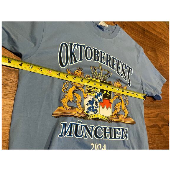 Oktoberfest München 2024 T-Shirt Blue Stedman Classic-T Men’s Size M Germany - Picture 4 of 7